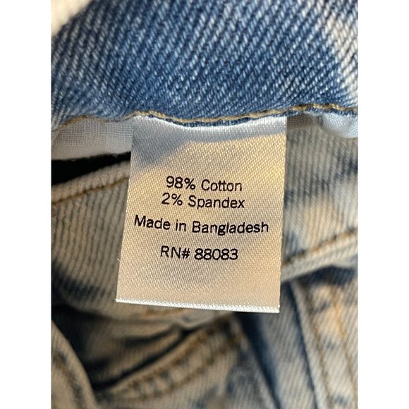 SO Womens Vintage 1990s Jeans Mom High Rise Straight Leg Distressed Blue 13/31W - Picture 9 of 10